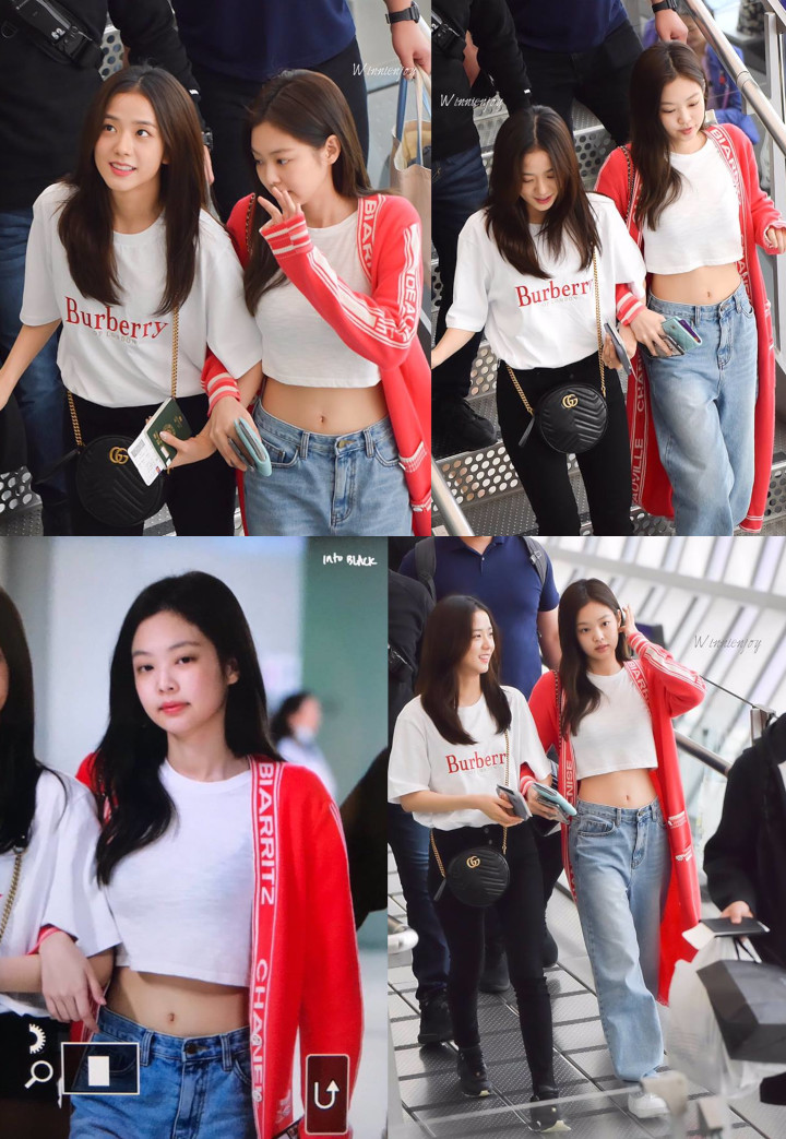 Balik ke Korea dengan Baju Buka-Bukaan, Jennie Bikin Fans Khawatir