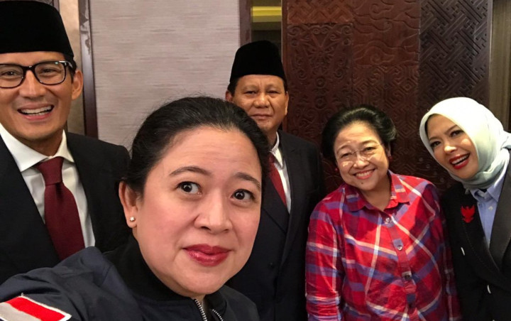 Momen Langka, Prabowo Salami Megawati hingga Selfie Bareng di Debat Pilpres 2019