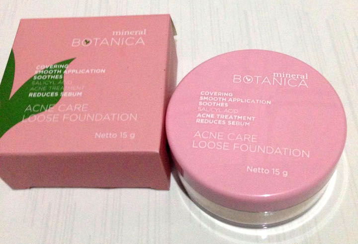 Mineral Botanica Acne Care Loose Powder Foundation, Harga Rp 60 Ribu