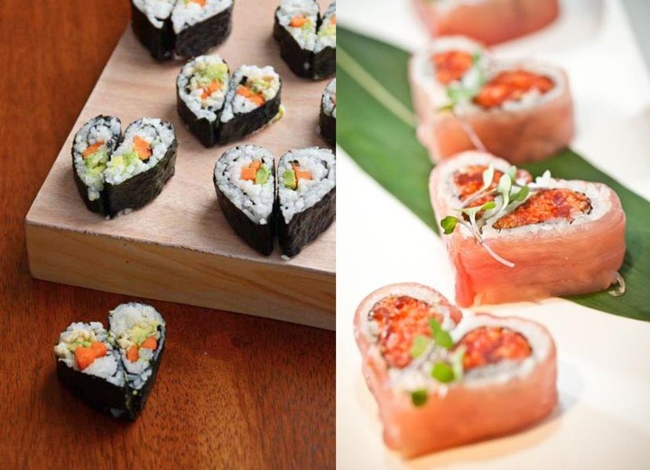 Sushi Hati yang Menggemaskan