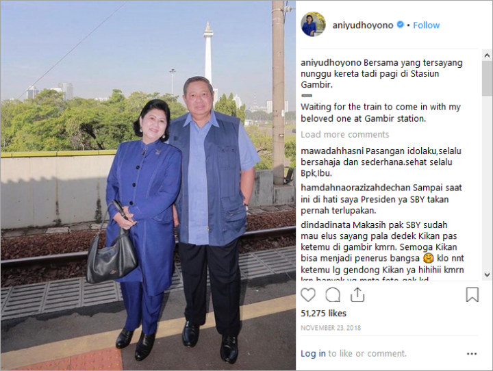 Pujian Ani Yudhoyono untuk SBY: Bersama yang Tersayang
