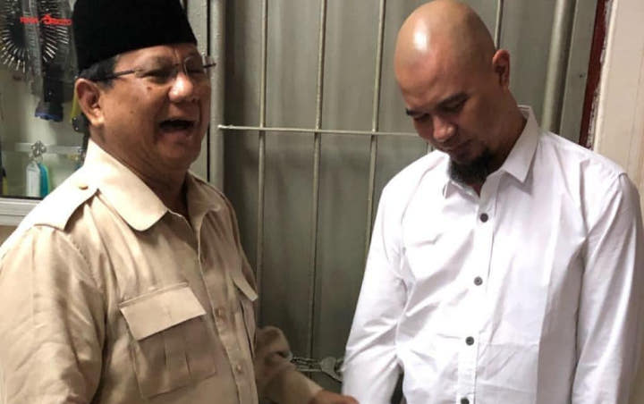 Berada di Surabaya, Prabowo Subianto Kunjungi Langsung Ahmad Dhani di Rutan Medaeng