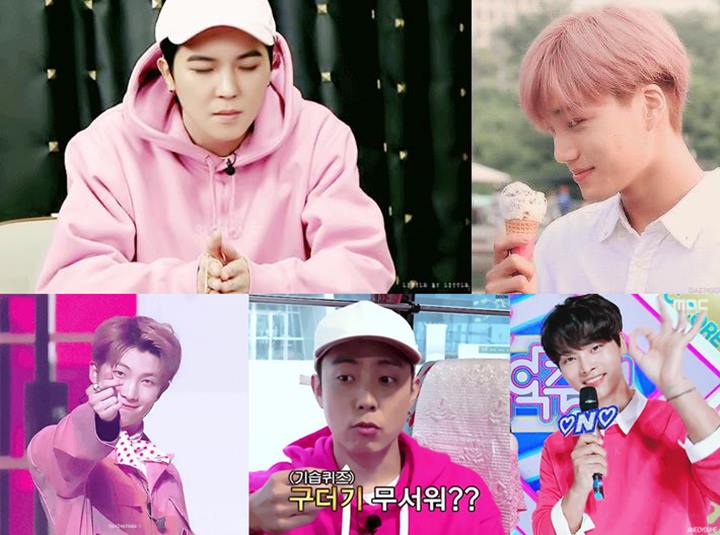 Kai EXO Hingga RM BTS Bukti Cowok Berkulit Gelap Tetap Ganteng Pakai Pink
