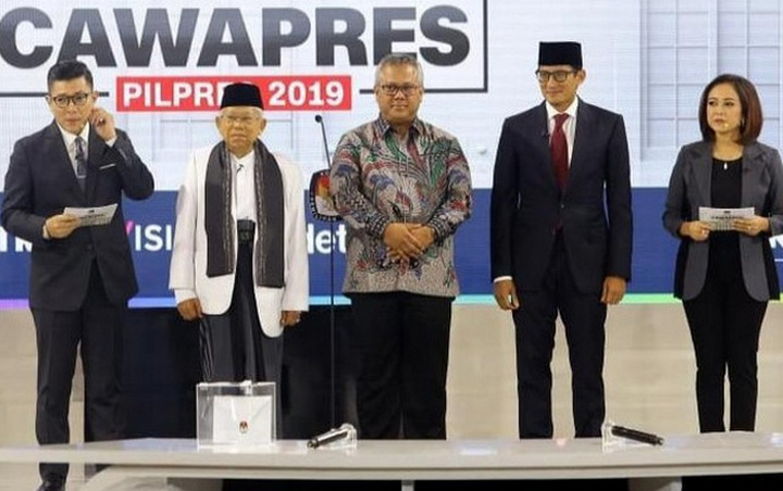 Debat Cawapres 2019: Jokowi Pergi Sebelum Acara, Sandiaga Beri Ucapan Ultah Ke Maruf