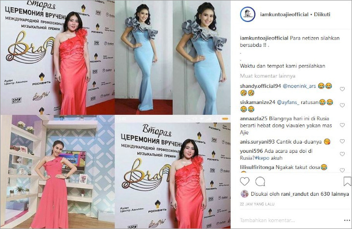 Via Vallen Raih Prestasi di Rusia, Model Gaun Red Carpet Hasil Plagiat Ayu Ting Ting?