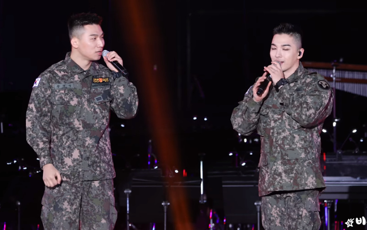  Bikin Kangen, Taeyang Dan Daesung Kompak Tampilkan Lagu Hits Big Bang Pakai Seragam Tentara 