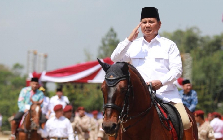 Prabowo Batal Naik Kuda ke TPS Sebab Takut Wartawan, Akui Yakin Menang 63%