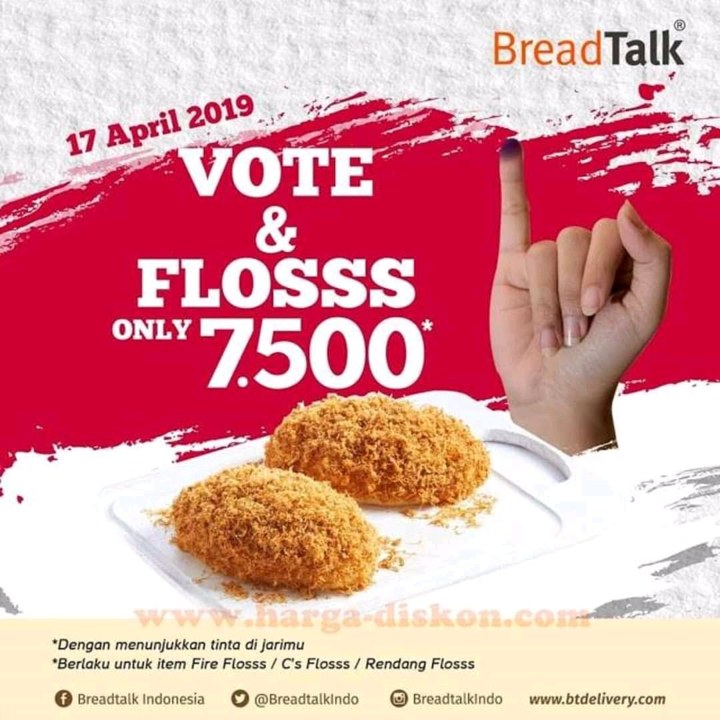 BreadTalk Berikan Promo di 17 April