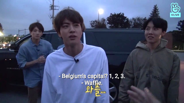 Jawaban Ngawur Jin BTS Saat Ditanya Ibu Kota Belgia Bikin Tercengang