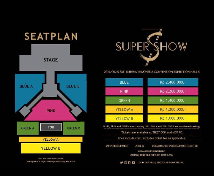 Super Junior Rilis Harga Tiket Konser \'Super Show 7S\' di Jakarta, Fans: Untung Murah