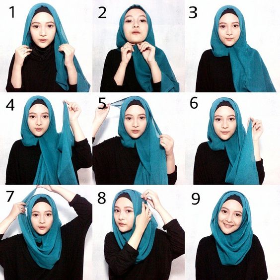 10 Tutorial Hijab Pashmina Mudah Dan Stylish Buat Acara Buka Bareng Teman