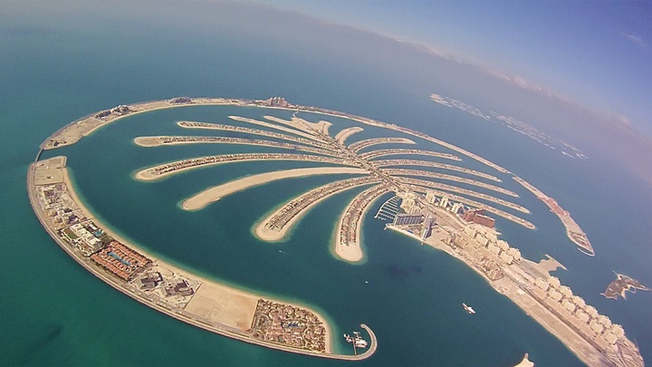 The Palm Jumeirah (Palm Island) di Dubai