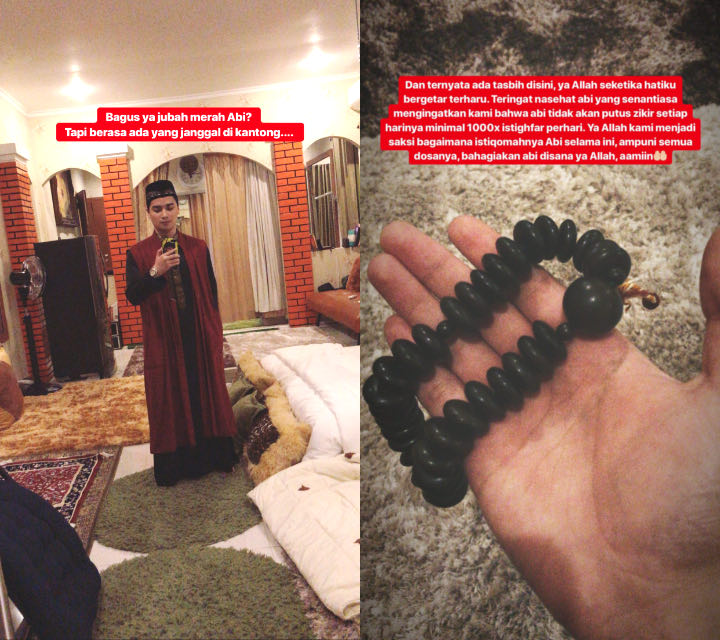 Putra Sulung Ustaz Arifin Ilham Terharu Temukan Ini di Kantong Baju Mendiang Ayah