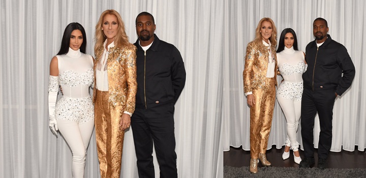 Kanye West Boyong Celine Dion untuk Beri Kejutan pada Kim Kardashian