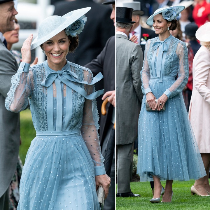 Kate Middleton Tampil Super Cantik Pakai Gaun Transparan di Royal Ascot, Intip Fotonya Berikut Ini