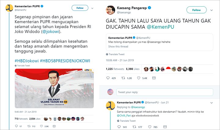 Kaesang Ogah Dititipi Ucapan Selamat Ultah dari Kementrian PU Untuk Jokowi