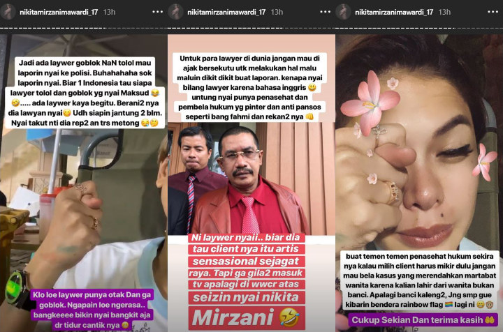 Pamer Jempol Kejepit Nikita Mirzani Ganas Sentil Farhat Abbas Soal Bela Rey Utami Pablo