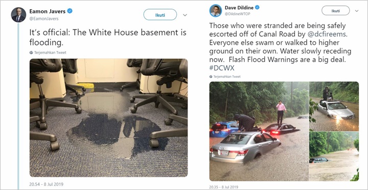 Washington DC Banjir