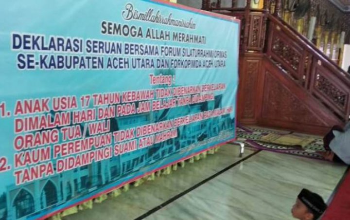 Usai Qanun Poligami, Aceh Deklarasikan Pembatasan Jam Malam Untuk Perempuan