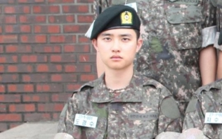 Beredar Foto D.O. EXO Sumringah di Militer, Netizen Puji Makin Sehat dan Tampan 