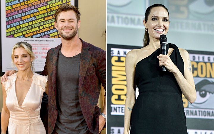 Istri Chris Hemsworth Larang Sang Suami Dekat-Dekat Angelina Jolie