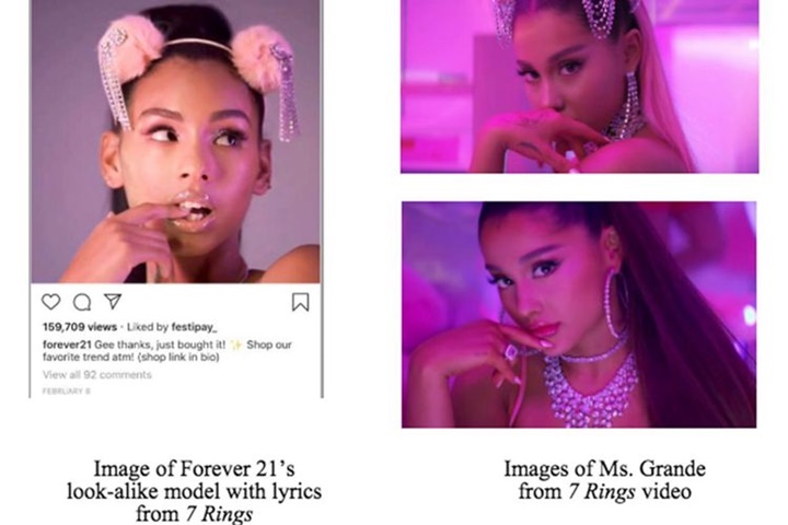 Ariana Grande Gugat Forever 21 Gara-Gara Pakai Model Iklan yang Mirip Dirinya