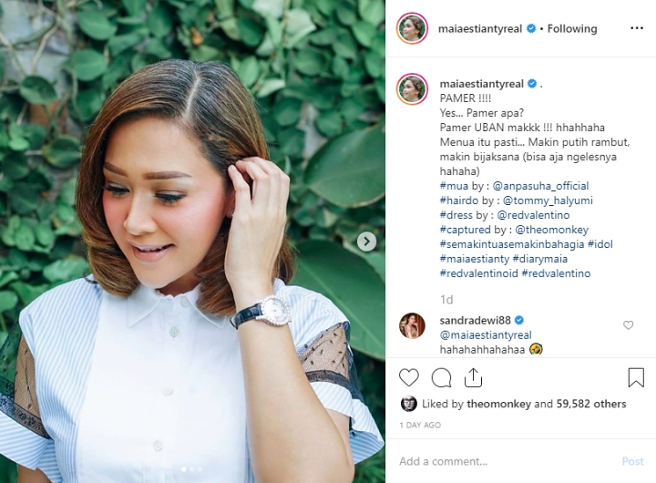 Maia Estianty dan Sandra Dewi Sentil Syahrini