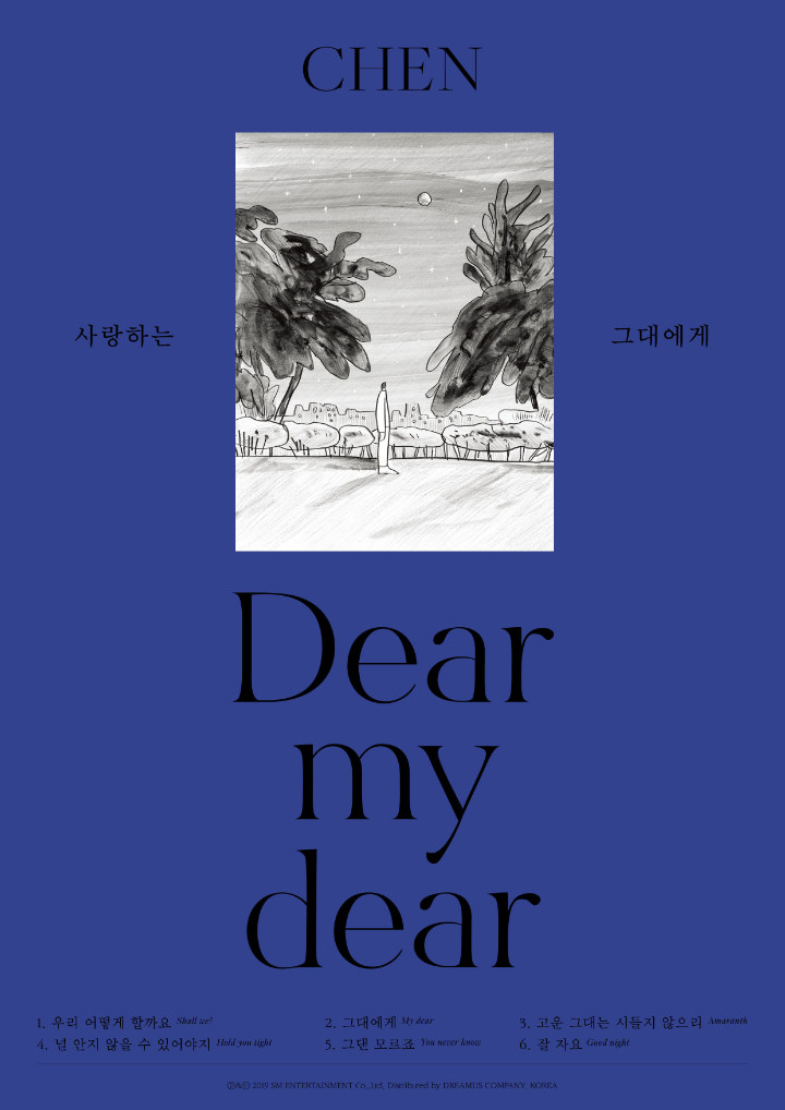 Chen EXO Umumkan Rangkaian Lagu Lewat Tracklist Album Comeback Solo \'Dear My Dear\'