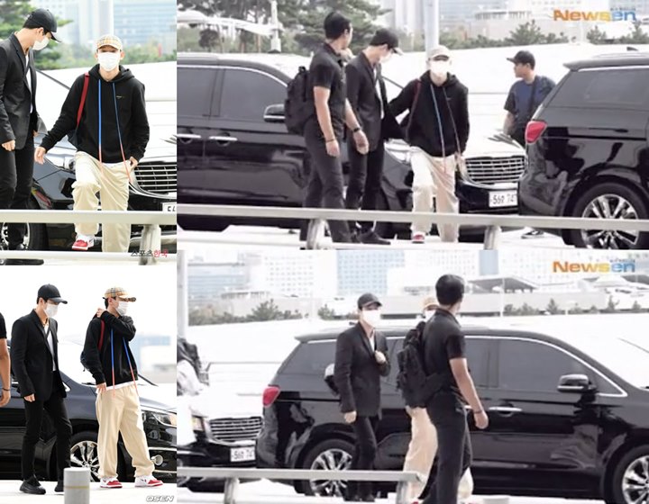 Momen Lucu Saat Suho EXO Pergoki Chen Pakai Barang-Barangnya ke Bandara