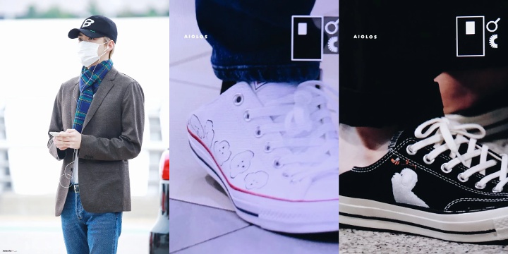 Gambar Sosok Tercinta di Sepatu Sehun EXO Jadi Sorotan