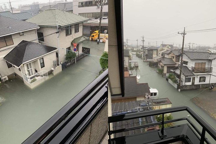 Foto Banjir Jepang