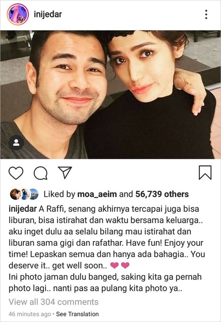 Sempat Musuhan, Jessica Iskandar Cuma Bisa Pamer Foto Lawas Saat Posting Soal Raffi \'Pamit\'