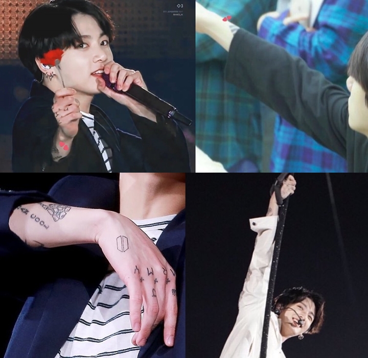  Tato  Tersembunyi Jungkook BTS  Sering Kelihatan Selama 