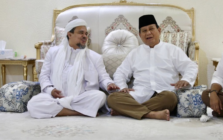 Prabowo Buka Suara Soal Isu Pencekalan Habib Rizieq