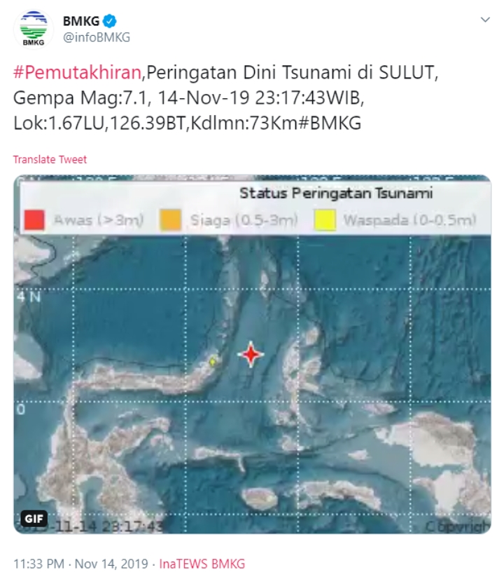 Gempa Berpotensi Tsunami 7,1 M Guncang Maluku, Ternyata Ini Penyebabnya