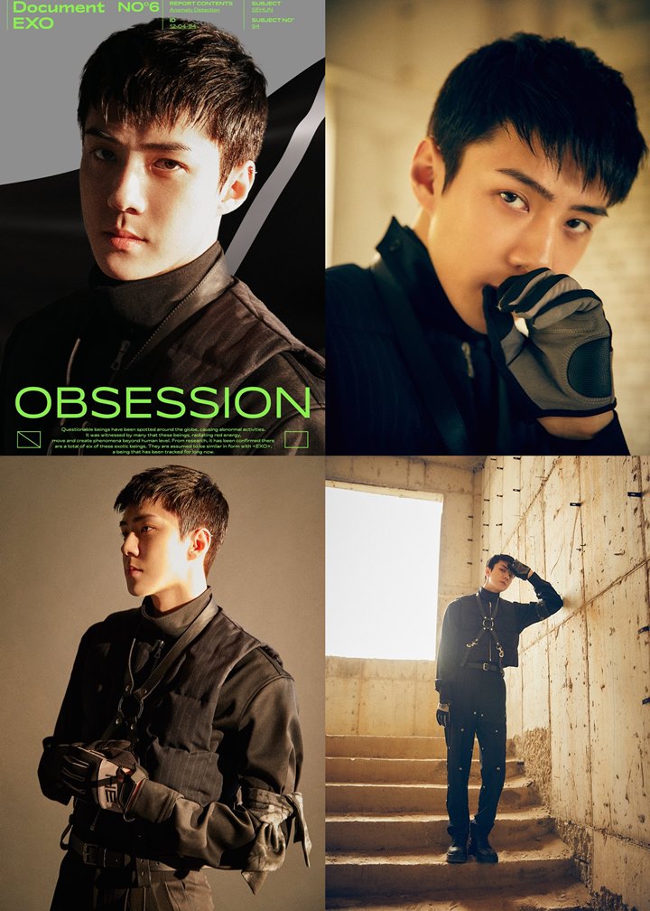 Sehun EXO Adu Ganteng dengan \'Kembaran Jahat\' di Teaser \'Obsession\', Tracklist Album Diungkap
