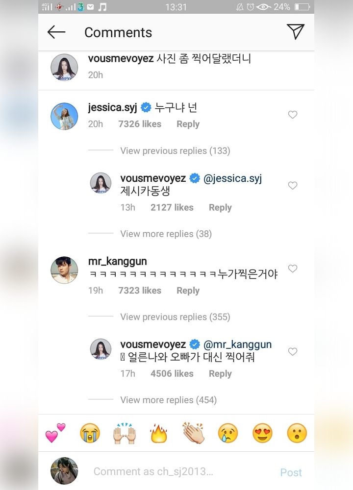 Krystal f(x) Balas Manja Komentar Kang Min Hyuk CN Blue di Instagram Bikin Heboh