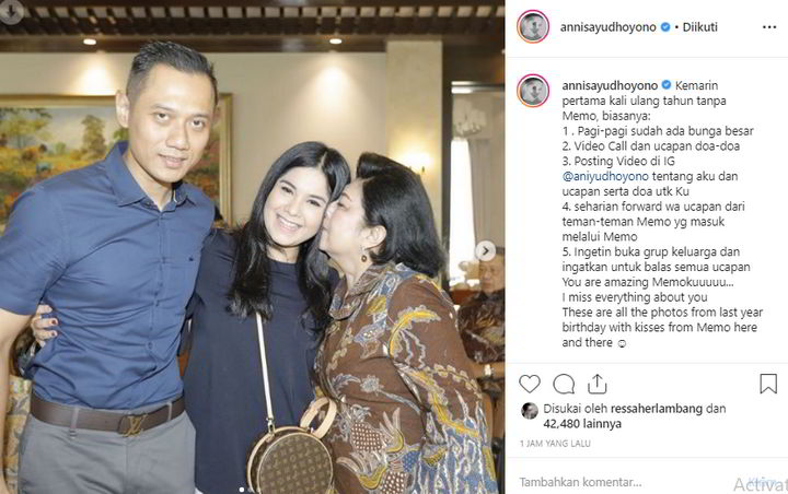 Ritual Ultah annisa Pohan dan Ani Yudhoyono