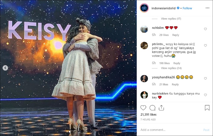 Keisya Tereliminasi Dari ‘Indonesian Idol’ Bikin Mewek, 11 Peserta Lolos Ke Babak Selanjutnya