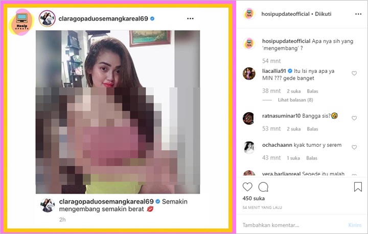 Viral Postingan Clara Gopa Duo Semangka Panen Hujatan Seram dan Bikin Takut Netizen