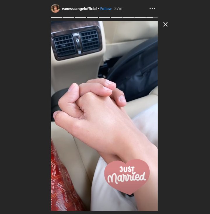 Vanessa Angel Tak Tunjukkan Cincin Mas Kawin Saat Genggam Tangan Suami