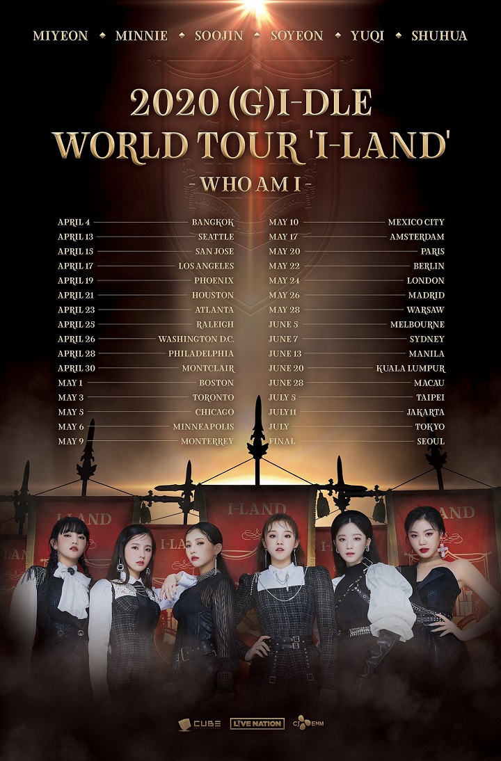 (G)I-DLE Umumkan Tanggal Dan Lokasi Untuk Tur Konser Dunia \'I-LAND\', Ada Indonesia?
