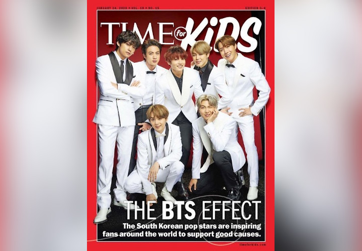 BTS Jadi Cover Majalah \'Time for Kids\', Netizen Singgung Soal Wamil