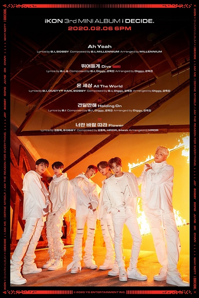 IKON Rilis Tracklist Comeback 'I DECIDE', Hampir Semua Lagunya Dibuat ...