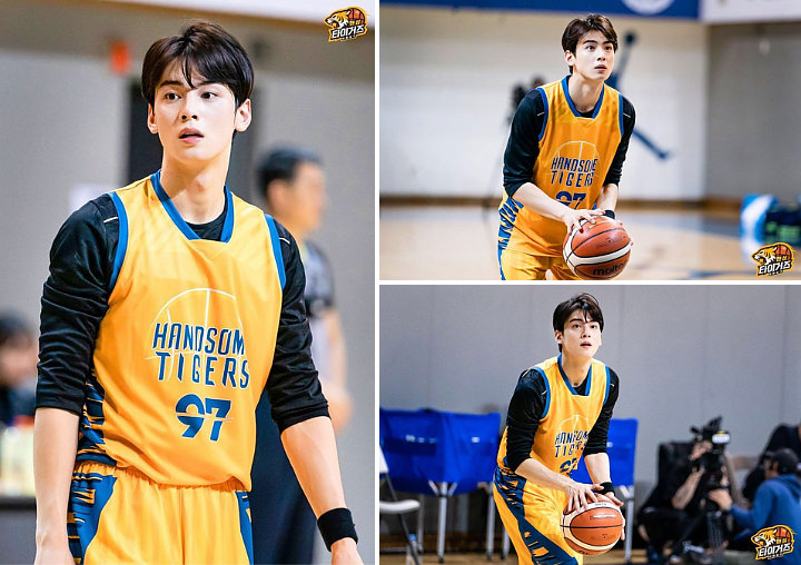 Cha Eunwoo Ganteng Abis Saat Main Basket di 'Handsome Tigers', Banjir