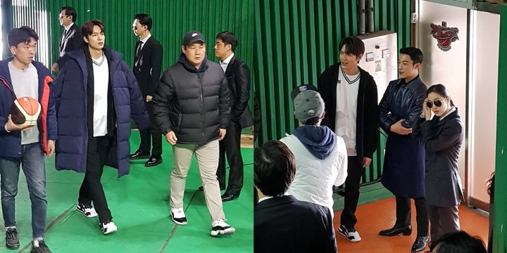Lee Min Ho, Kim Go Eun dan Woo Do Hwan Adu Keren Syuting \'The King: The Eternal Monarch\'