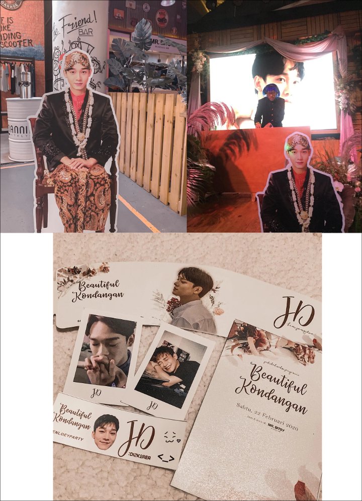 EXO-L Indonesia Gelar Pesta Bujang, Lucunya \'Chen\' Didandani Jadi Pengantin Jawa