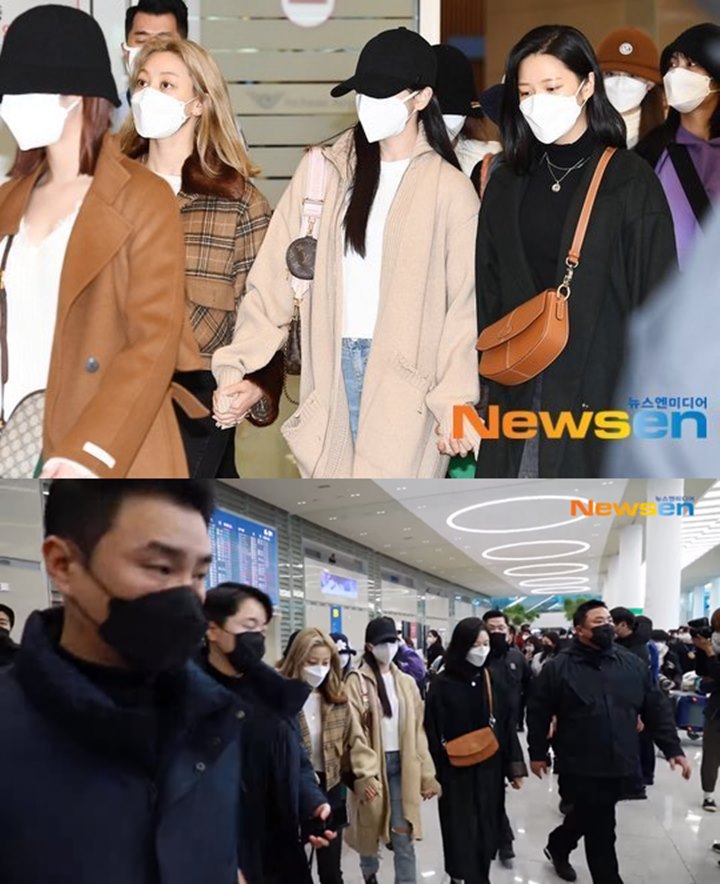 Tangan Mina Digandeng Erat Jihyo dan Jeongyeon di Bandara, Sudah Siap Gabung Twice Lagi?
