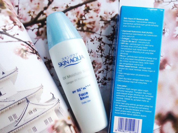 Skin Aqua UV Moisture Milk SPF 50+ PA+++, Sunscreen Berkualitas dengan Harga Terjangkau
