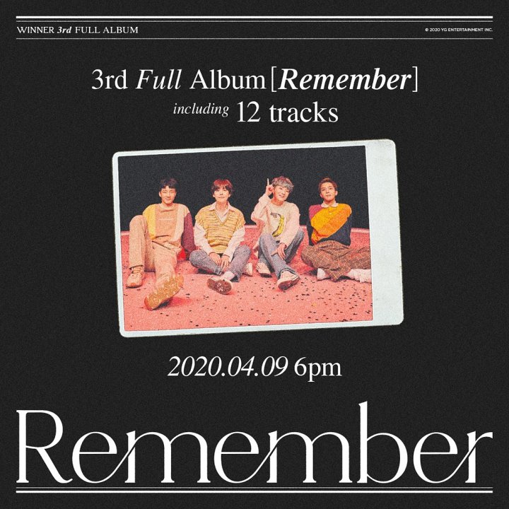 Winner Beri Fans Hadiah 12 Lagu Baru Dalam Full Album Comeback \'Remember\'